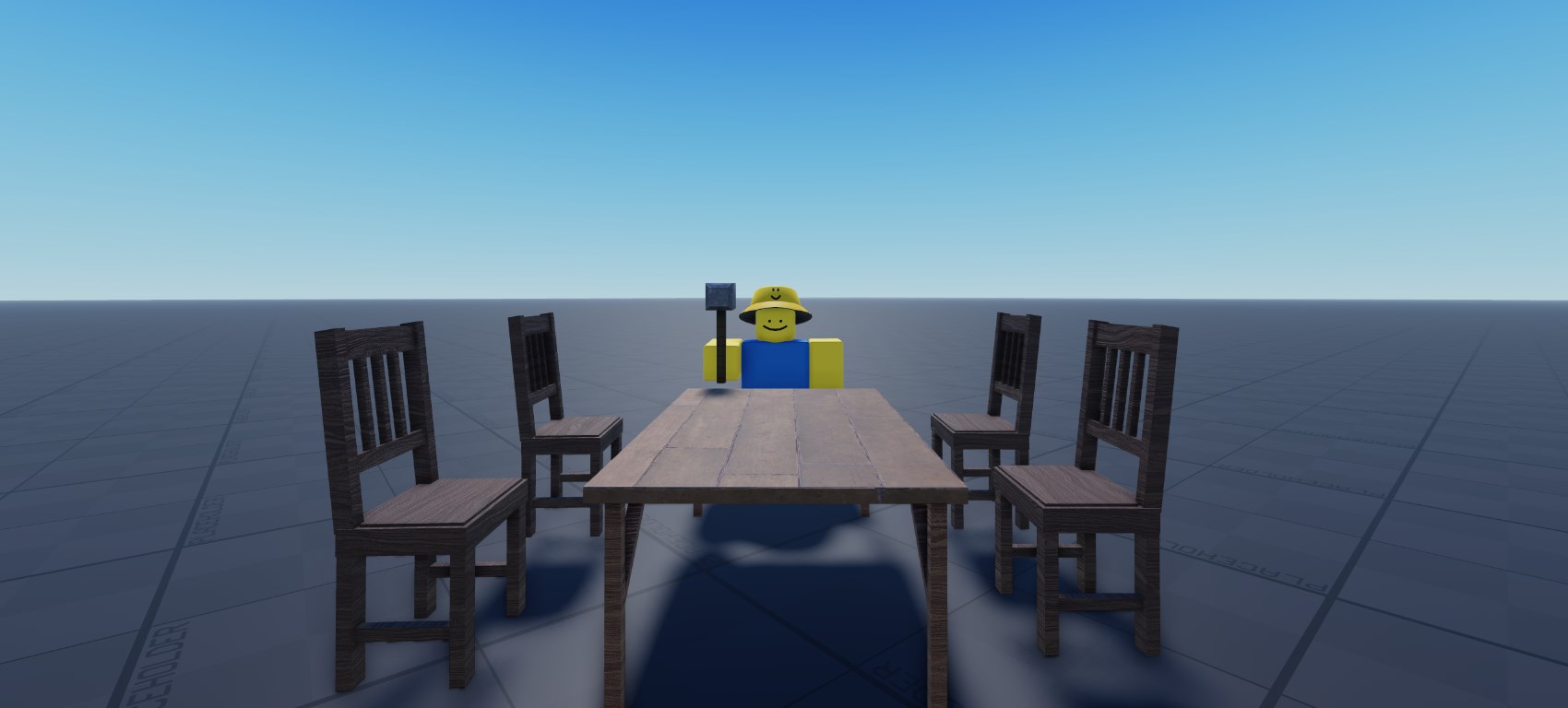 Building system running in Roblox